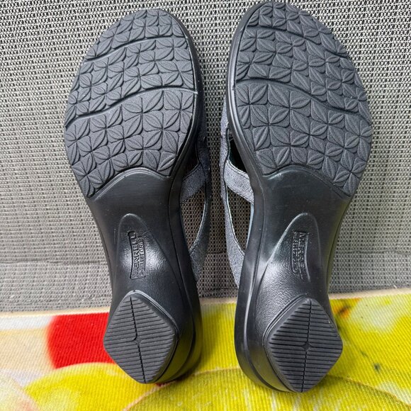 Merrell Select Fresh Air Cushion Womens Leather Comfort Sandals Slip On Wedge Me - Picture 7 of 8